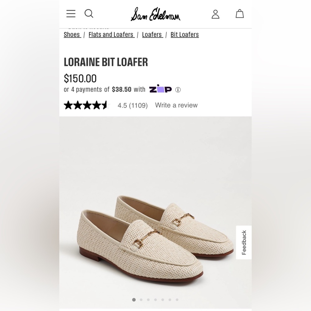 LORAINE BIT LOAFER by Sam Edelman